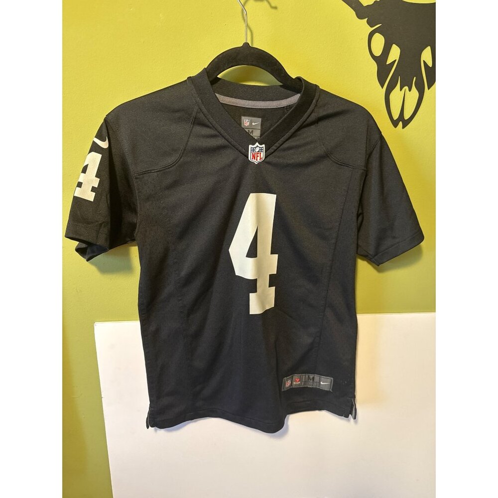 YOUTH NIKE ON FIELD RAIDERS DEREK CARR JERSEY SIZE YOUTH M